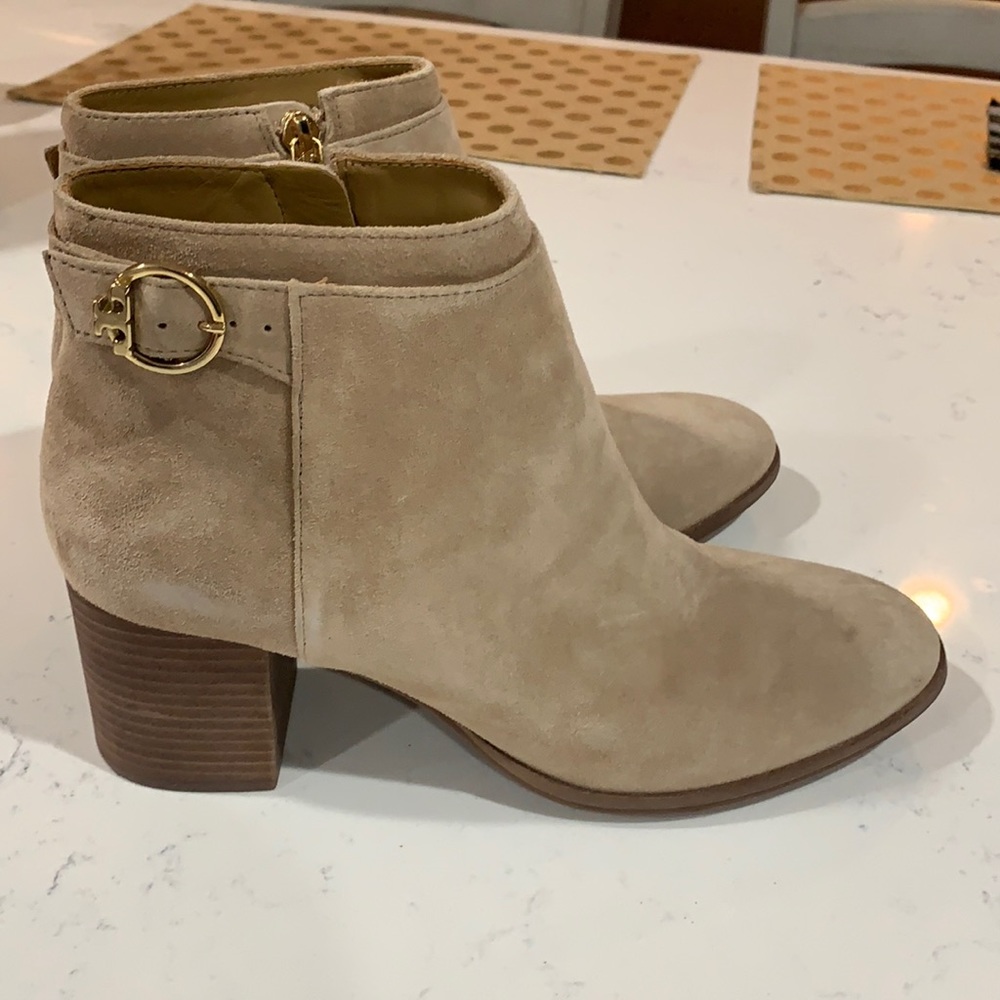 Tory Burch Sofia 65mm Suede Bootie